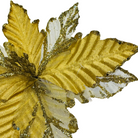 Glitter Poinsettia Flower Decoration Luxury Casa