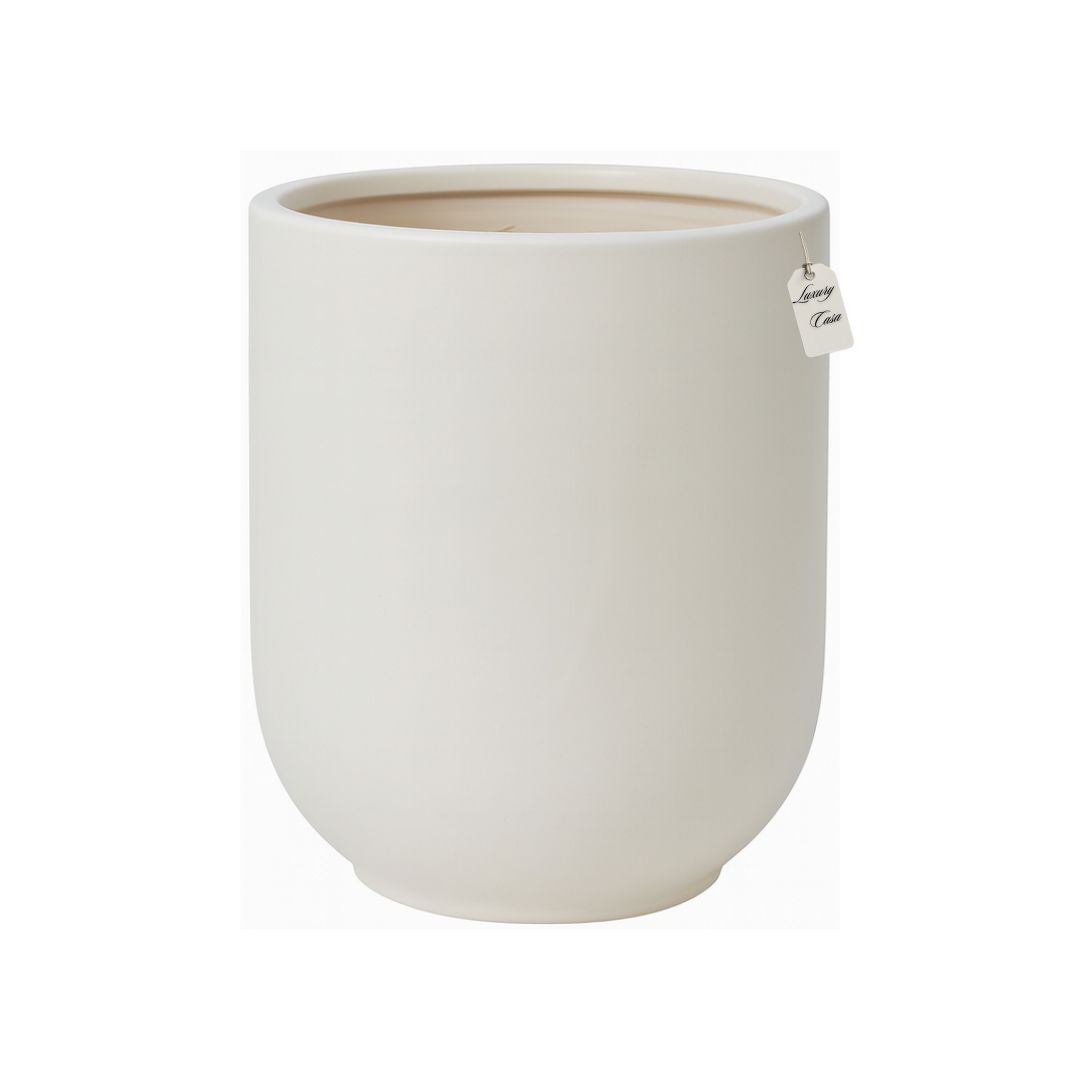 Minimalist Smooth Round Planter – Modern Decorative Pot - Medium Luxury Casa