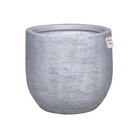 Stone Finish Round Planter – Modern Decorative Pot - Medium Luxury Casa