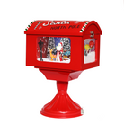 Christmas Musical Table Mailbox with Snowfall Luxury Casa