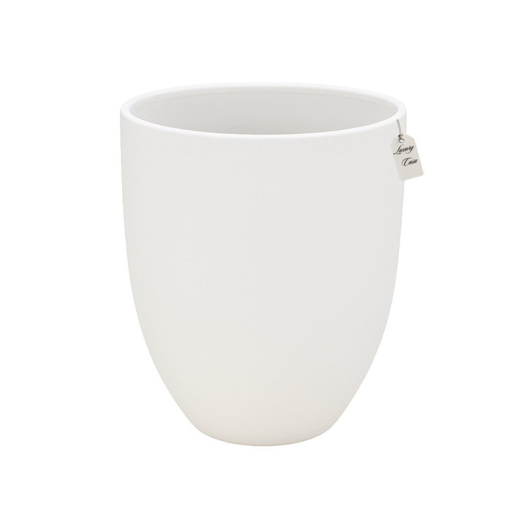Smooth Round Planter – Modern Decorative Pot - Medium Luxury Casa