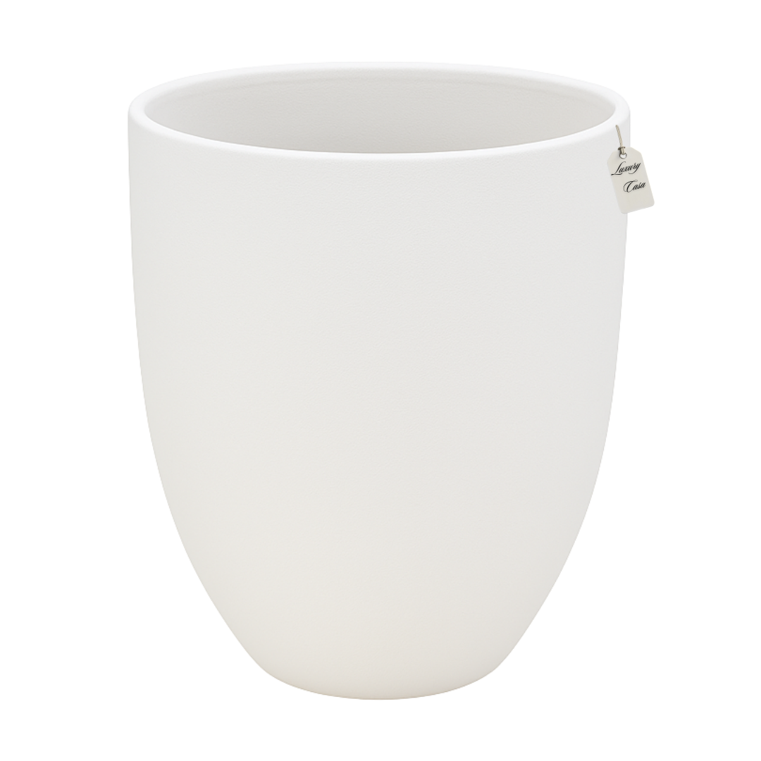 Smooth Round Planter – Modern Decorative Pot - Large Luxury Casa