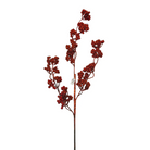 Christmas Red Glitter Berry Stem Decoration Luxury Casa