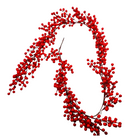 Vibrant Red Berry Christmas Garland Luxury Casa