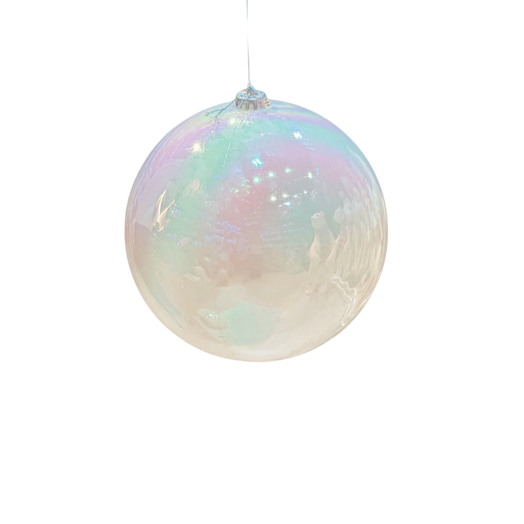 Iridescent Christmas Bauble Luxury Casa