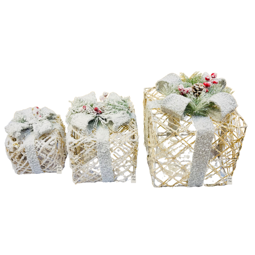 Snowy LED Gift Box Set Luxury Casa