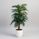 Artificial Palm Tree With Natural Wooden Trunk 160 cm Luxury Casa