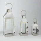 silver set lantren 3 pcs Luxury Casa