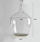 Round glass vase Luxury Casa