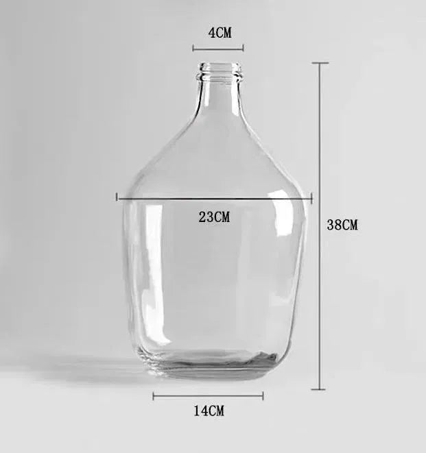 Round glass vase Luxury Casa