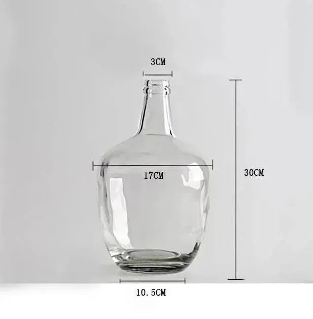 Round glass VASE Luxury Casa