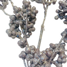 Christmas Silver Glitter Berry Stem Decoration Luxury Casa