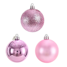 Christmas Baubles Ornaments Set – 24 pcs (8 cm, Glitter, Glossy & Matte Christmas Tree Decorations) Luxury Casa