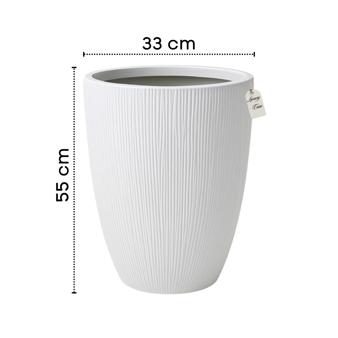 Glossy Decorative Planter - Medium Luxury Casa