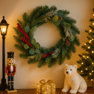 Frosted Pine & Berry Garland Luxury Casa