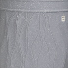 Engraved Wave Design Planter – Modern Decorative Pot - Medium Luxury Casa