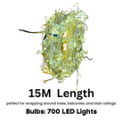 Christmas LED Light String 15M Luxury Casa