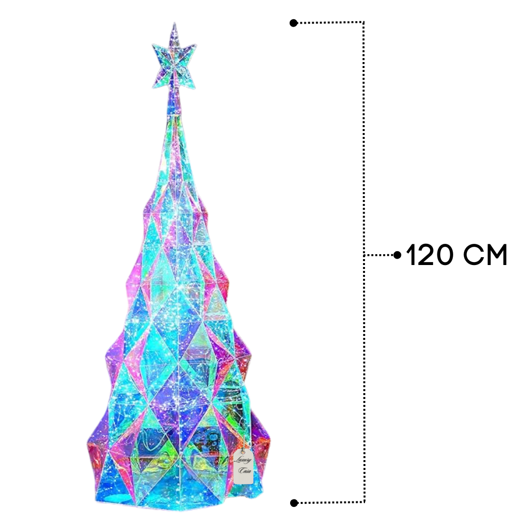 Geometric Multicolor Christmas Tree Decoration Luxury Casa