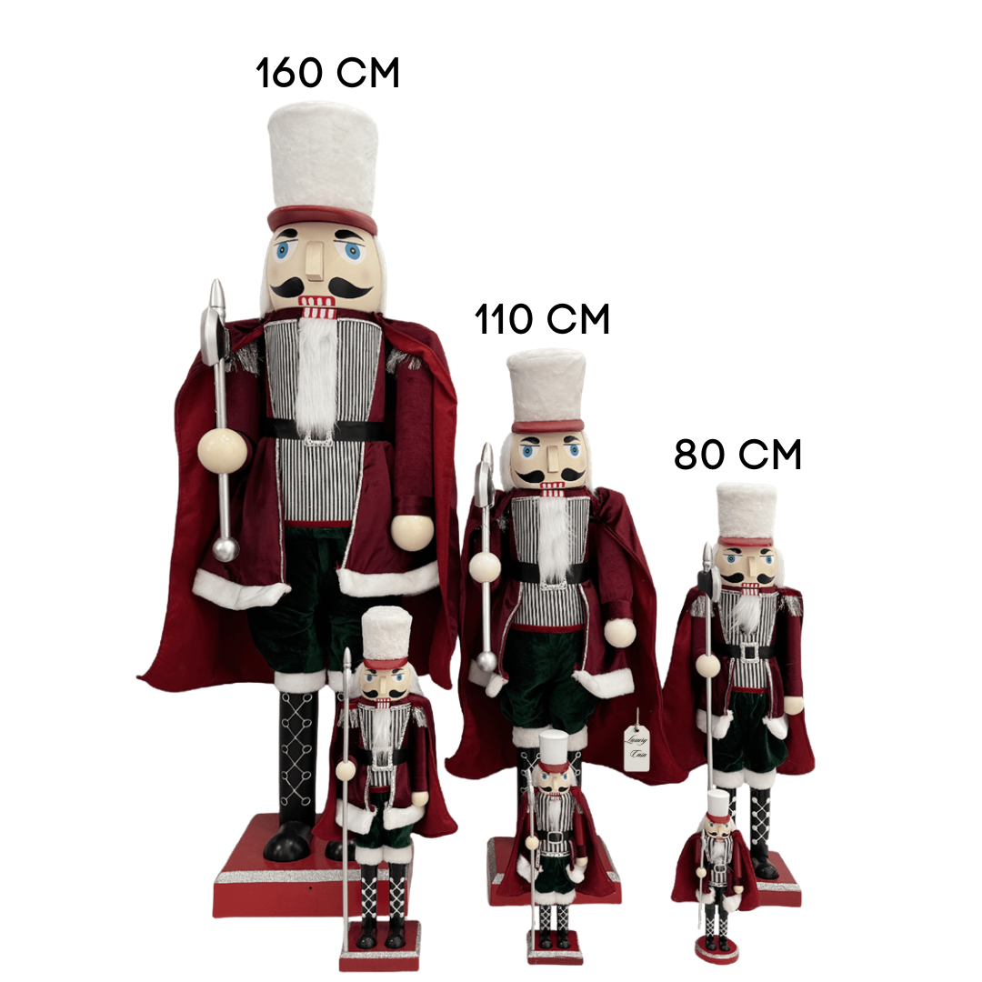 Red & White Christmas Nutcracker Luxury Casa