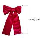 Luxury Red Velvet Christmas Bow Luxury Casa
