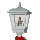 Christmas Lamp Post with Bear Scene Luxury Casa