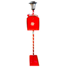 Merry Christmas Mailbox with Lamp Decoration Luxury Casa