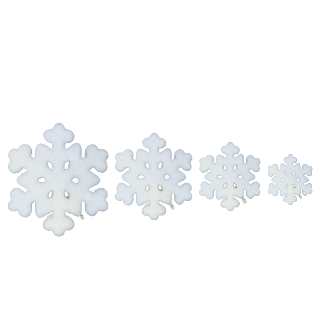 Luxury White Snowflake Christmas Decoration Luxury Casa