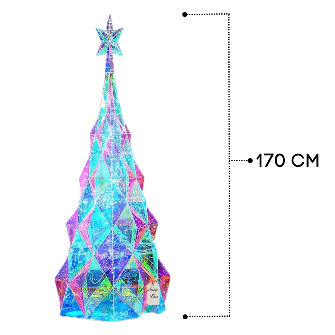 Geometric Multicolor Christmas Tree Decoration Luxury Casa