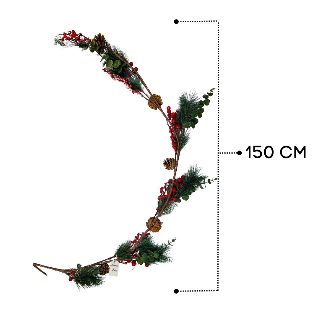 Pine & Berry Christmas Garland Luxury Casa