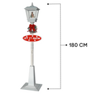 Christmas Lamp Post with Bear Scene Luxury Casa