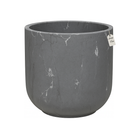 Marble Effect Planter with Gold Veins – Modern Decorative Pot - Medium Luxury Casa