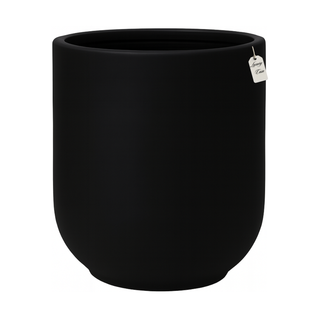 Minimalist Smooth Round Planter – Modern Decorative Pot - Large Luxury Casa