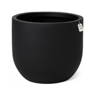 Stone Finish Round Planter – Modern Decorative Pot - Large Luxury Casa