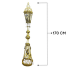 Gold Decorative Lamp Post Holiday Decoration Luxury Casa