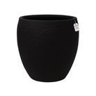 Textured Stone Ribbed Planter – Modern Decorative Pot - Medium Luxury Casa