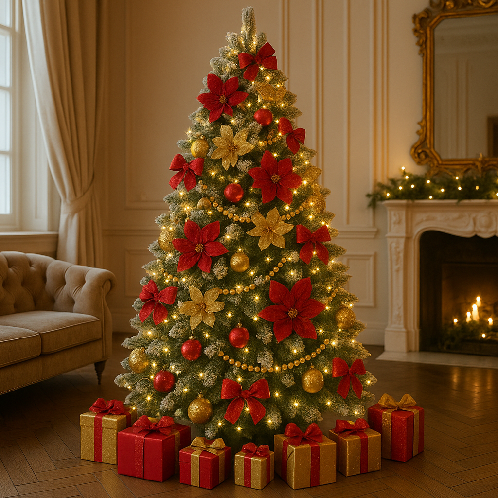 Frosted Pine Christmas Tree Luxury Casa