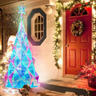 Geometric Multicolor Christmas Tree Decoration Luxury Casa