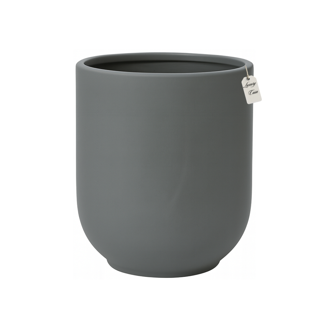 Minimalist Smooth Round Planter – Modern Decorative Pot - Medium Luxury Casa