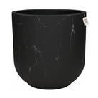 Marble Effect Planter with Gold Veins – Modern Decorative Pot - Large Luxury Casa