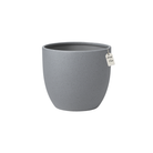 Speckled Stone Round Planter – Modern Decorative Pot - Small Luxury Casa