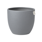 Speckled Stone Round Planter – Modern Decorative Pot - Large Luxury Casa