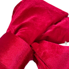 Luxury Red Velvet Christmas Bow Luxury Casa