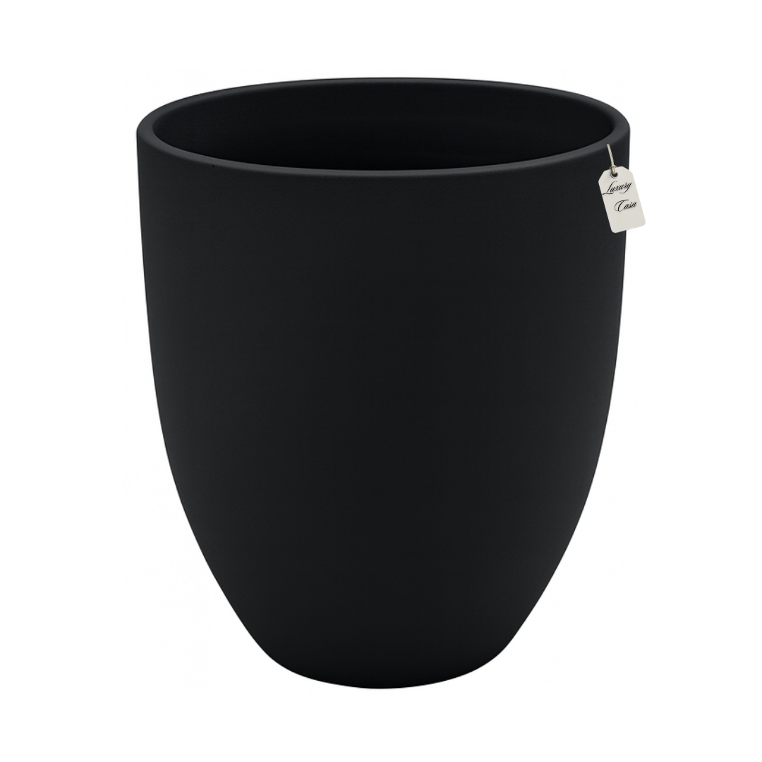 Smooth Round Planter – Modern Decorative Pot - Large Luxury Casa