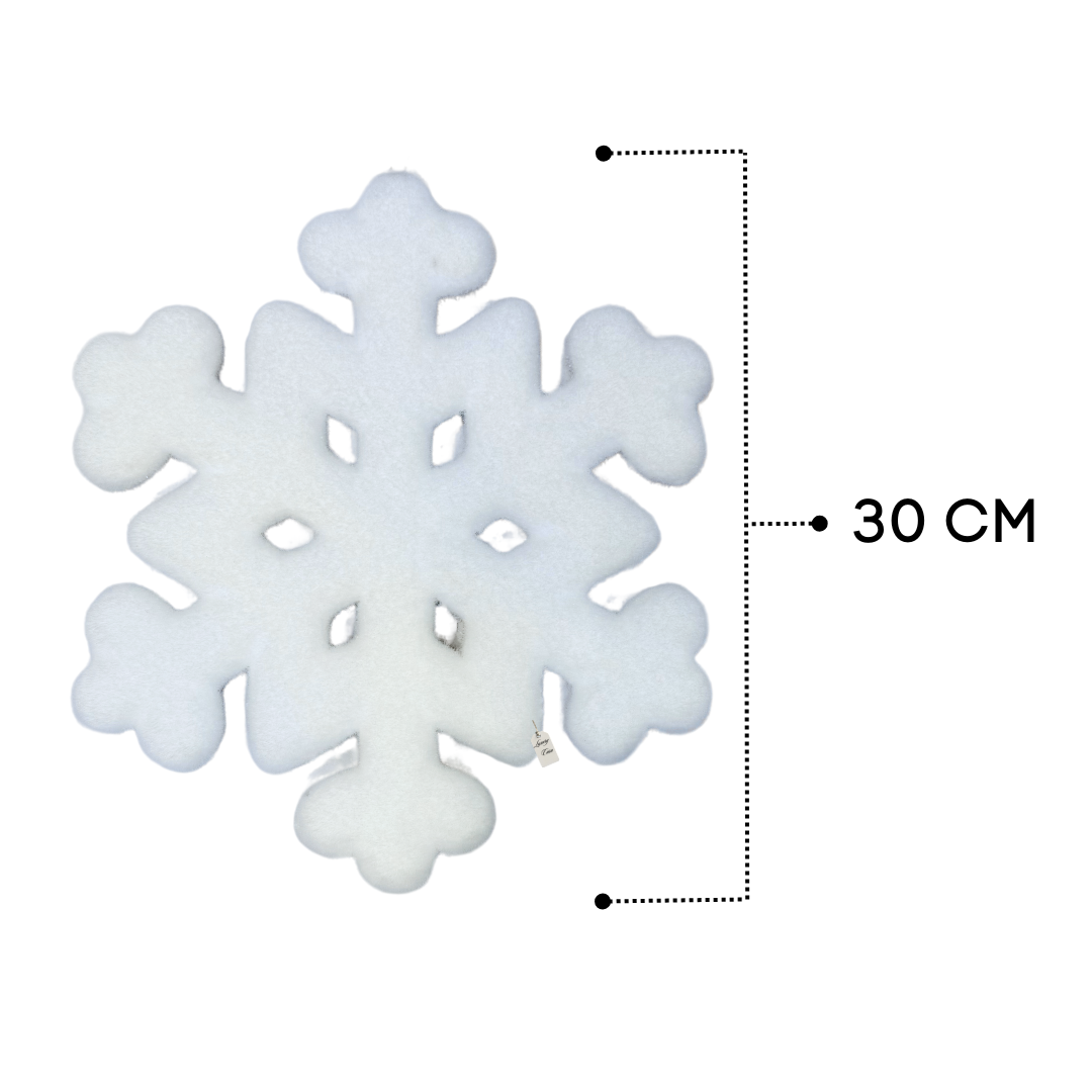 Luxury White Snowflake Christmas Decoration Luxury Casa