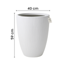 Glossy Decorative Planter - Large Luxury Casa