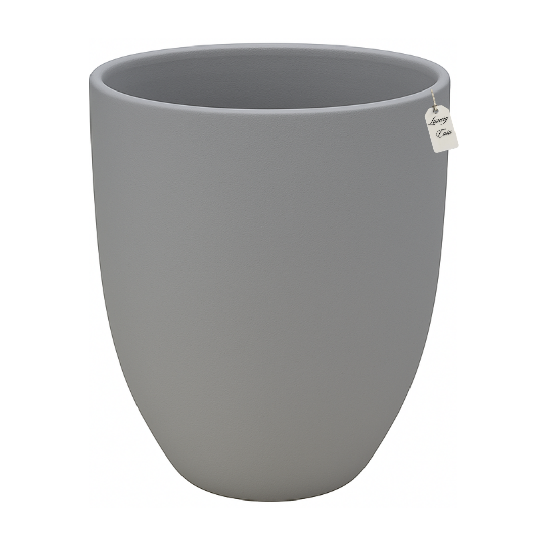 Smooth Round Planter – Modern Decorative Pot - Large Luxury Casa