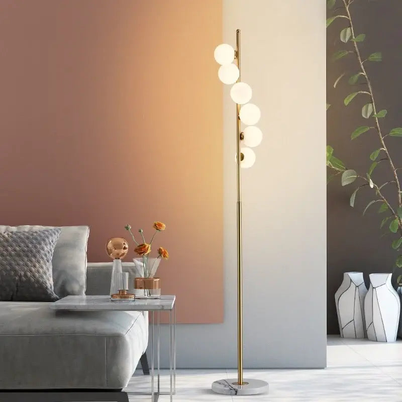 6X Marble Base Floor Lamp Luxury Casa