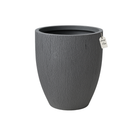 Wood Grain Textured Planter – Modern Decorative Pot - Small Luxury Casa