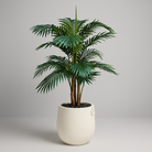 Artificial Palm Tree With Natural Wooden Trunk 120 cm Luxury Casa