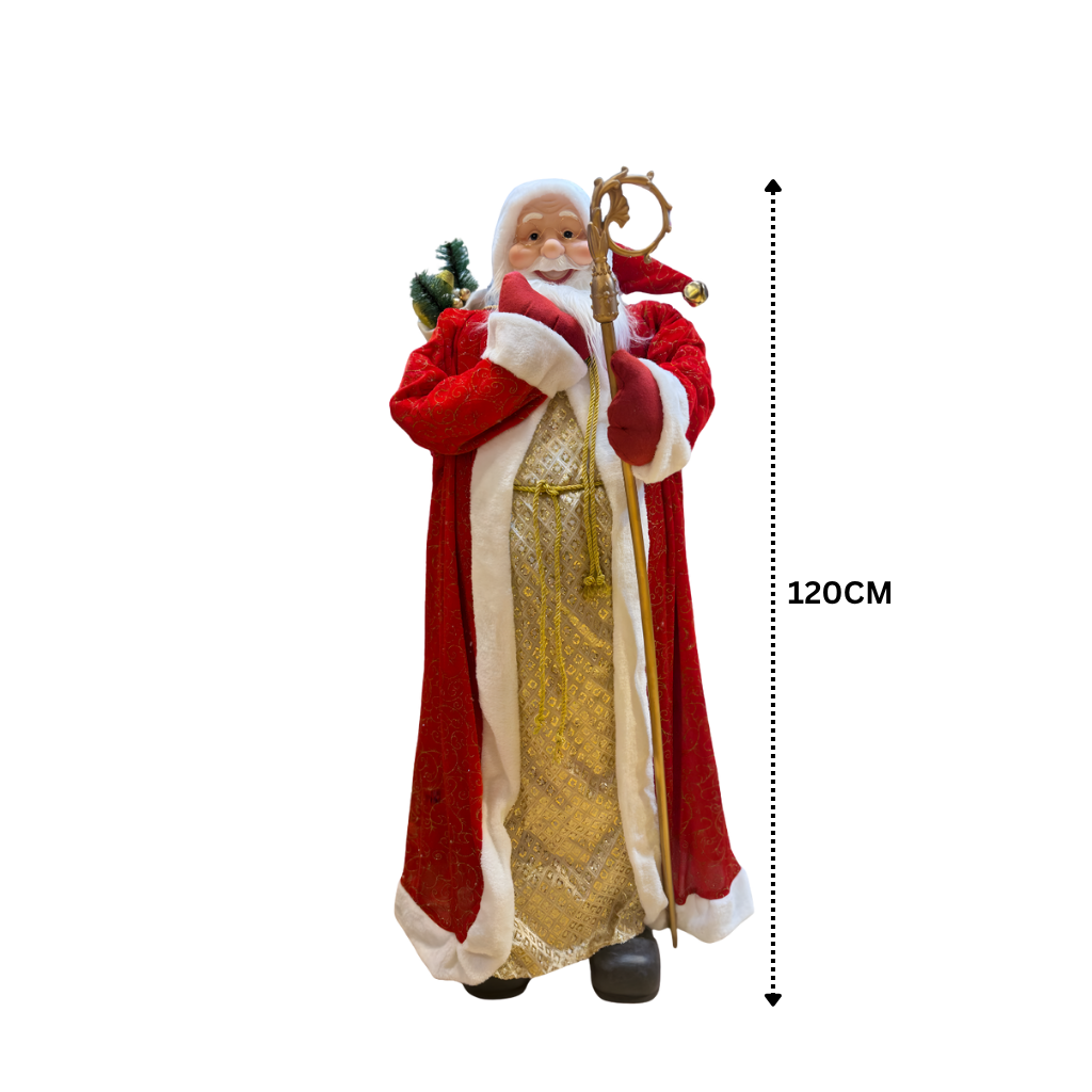 Stately Royal Robes Santa Figure Luxury Casa